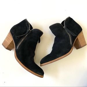 Dolce Vita Sofiya Block Heel Suede Ankle Booties